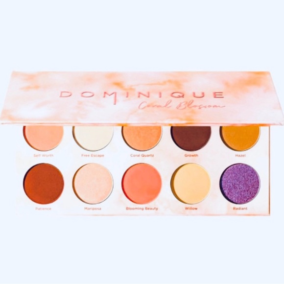 Dominique Cosmetics Coral Blossom Palette BNIB - Picture 4 of 11